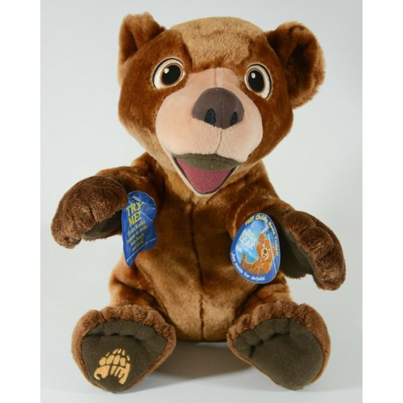 Disney Hasbro Brother Bear Tumble N Laugh Koda 13" Talking Plush Interactive Toy - Picture 2 of 12